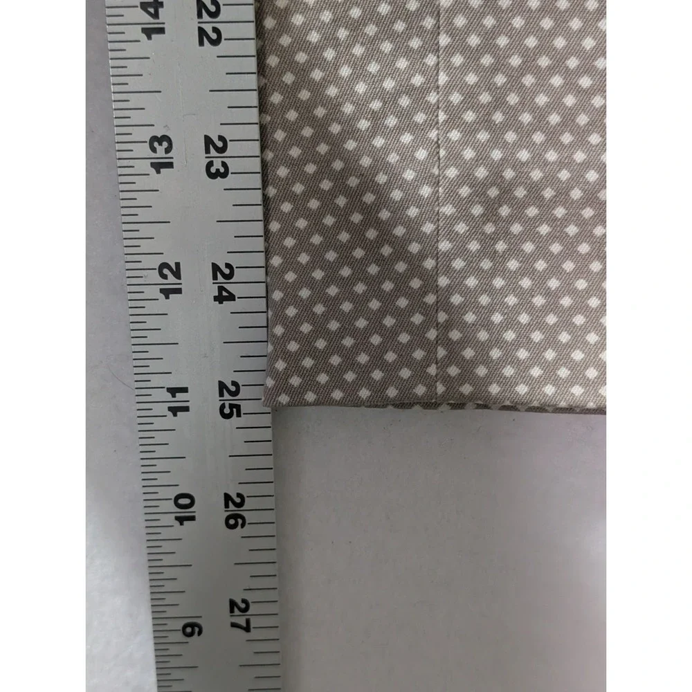 Banana Republic Sloan Fit Petite 0‎ Polka Dot Print Dress Pants Khaki